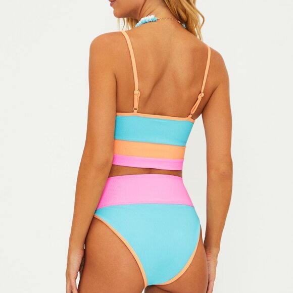Beach Riot | Emmy Bikini Bottom Crush Colorblock | Women's Swimwear - Picture 5 of 7